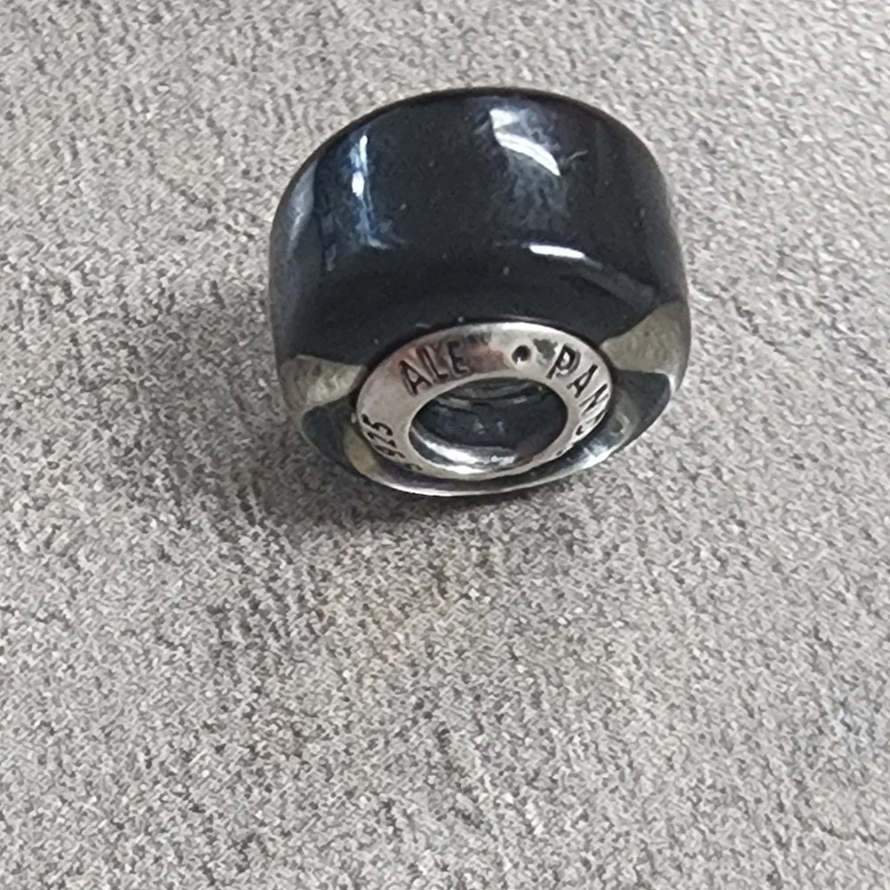 Pandora Black Mini Murano Glass Charm